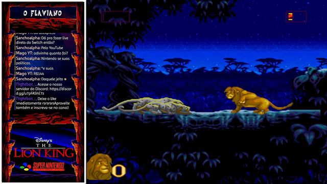 O Rei Leão "The Lion King" - SNES - Longplay até zerar! смотреть онлайн