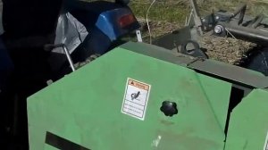 Пресс подборщик на тракторе Русич