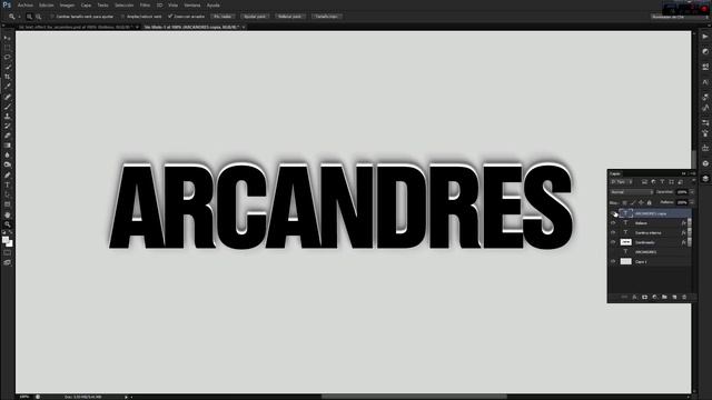 Crear texto 3D con Photoshop CS6 смотреть онлайн