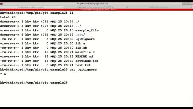 Git: игнорирование служебных и временных файлов (.gitignore) смотреть онлайн