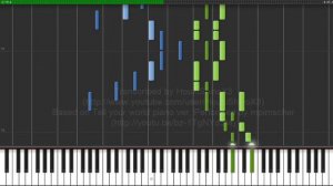 [楽譜] Synthesia - Tell Your World - livetune feat. Hatsune Miku - Piano Music Sheet