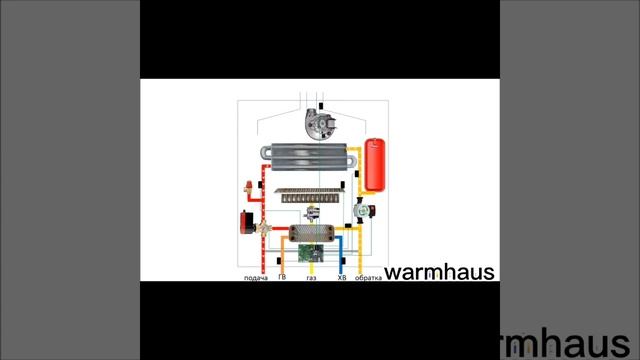 двух контурный котел WARMHAUS смотреть онлайн