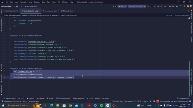 Bottom Navigation Bar using kotlin смотреть онлайн