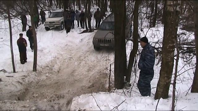 Jeep Grand Cherokee off road winter hill смотреть онлайн