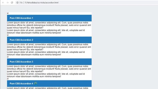 Pure CSS Accordion Menu Tutorial in Hindi / Urdu смотреть онлайн