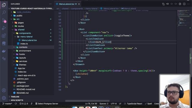 React, Material UI 5 e Typescript: #13 - Configurando troca de tema dark e light смотреть онлайн