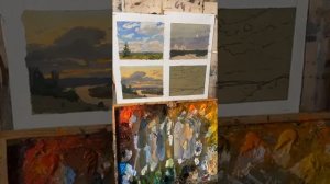 Особенности рисования пейзажа в разное время суток. Станислав Брусилов.