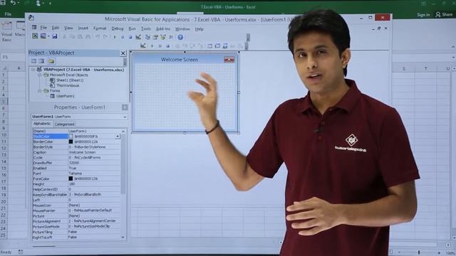 Excel VBA - Create User Form смотреть онлайн