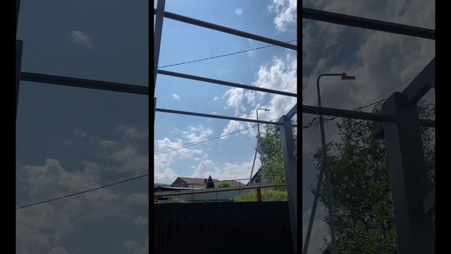 Консольный навес . Легко и просто. #навес #canopy #поликарбонат #рек #врекомендации #алматы