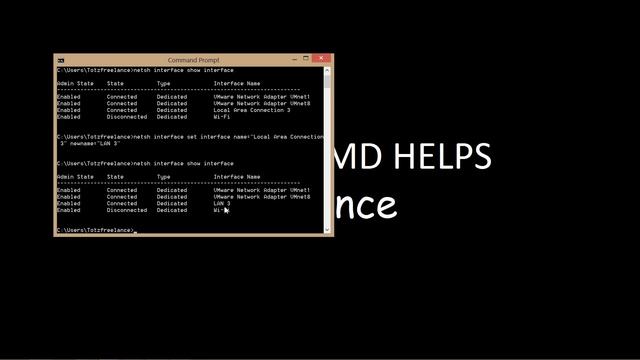 Windows - How To Rename A Network Interface Using Netsh Interface Subcommand смотреть онлайн