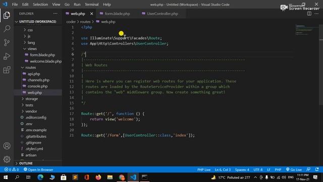 How To Use PHP In Blade File In Laravel Step By Step In Hindi смотреть онлайн