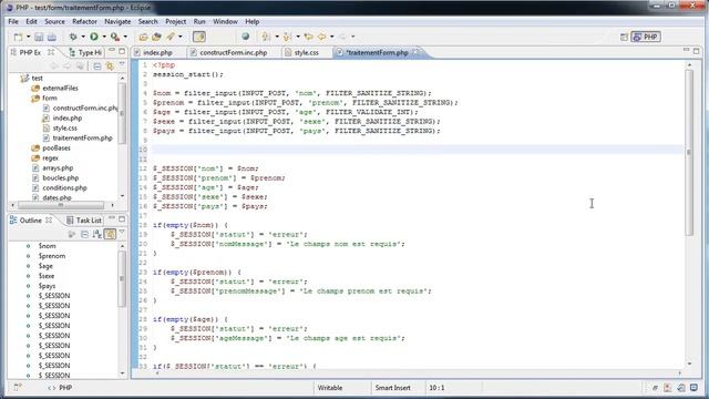 Formation PHP 5.4 : Aller plus loin dans le Traitement d'un formulaire (26/52) смотреть онлайн