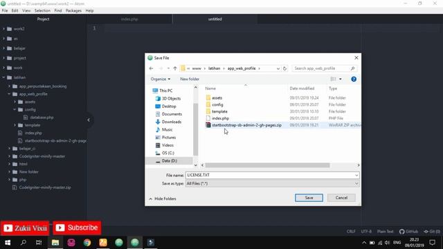 Cara Membuat Aplikasi Website Company Profile #2 Koneksi Database & Memasang Template смотреть онлайн