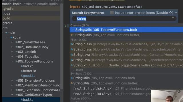 "Idiomatic Kotlin" talk rehearsal смотреть онлайн