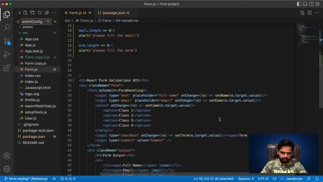 React Js Tutorial in Hindi & Urdu #23 React Form Validations ? смотреть онлайн