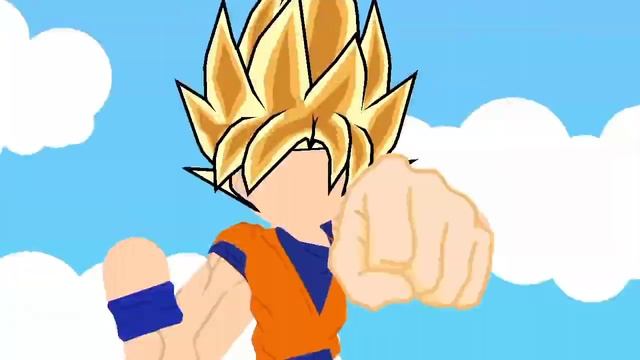 goku vs broly remake (sticknodes) смотреть онлайн