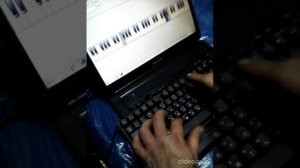 Как играть на виртуальном пианино, на клавиатуре ПК. Фантазия.