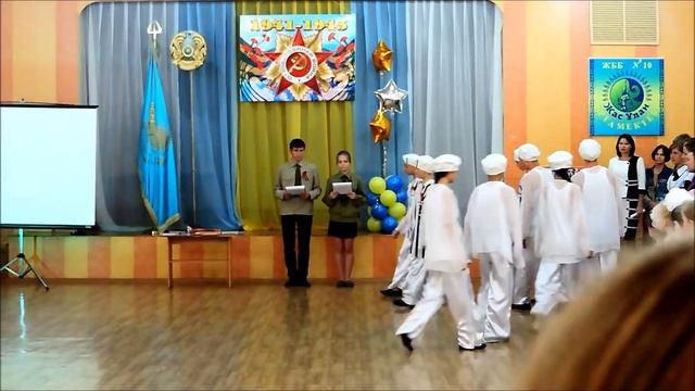БУХЕНВАЛЬДСКИЙ НАБАТ, инсценировка военной песни осш №10 г.Балхаш смотреть онлайн