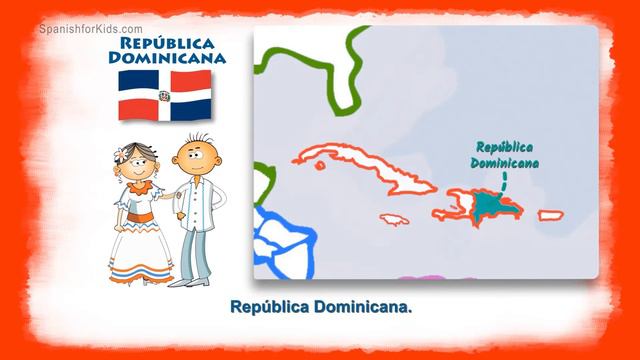 SPANISH SPEAKING COUNTRIES SONG - PAÍSES DE HABLA HISPANA смотреть онлайн