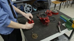 Разборка крана машиниста усл.№394