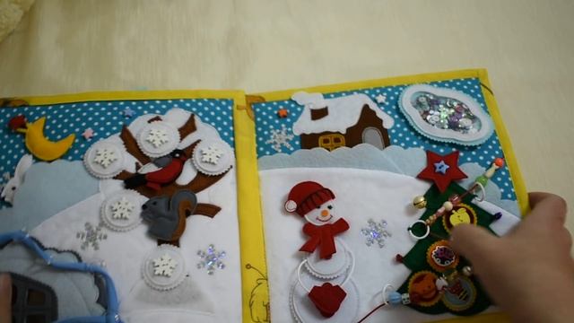 Развивающая книжка из фетра и ткани №20 и №21 смотреть онлайн