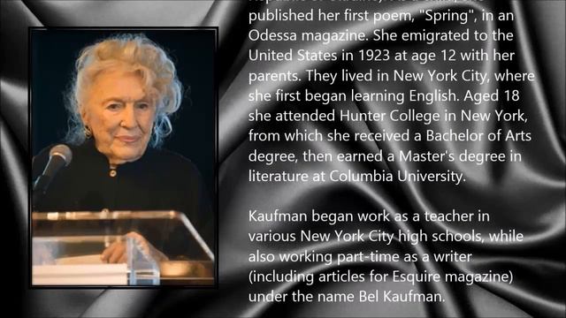 Bel Kaufman ● A Simple Tribute смотреть онлайн