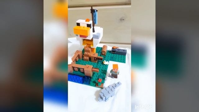 Лего Майнкрафт Анимация Волк, курица и Алекс. смотреть онлайн