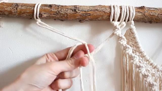 Tutorial Macrame wall hanging. DIY Home decor handmade_[360p].mp4 смотреть онлайн