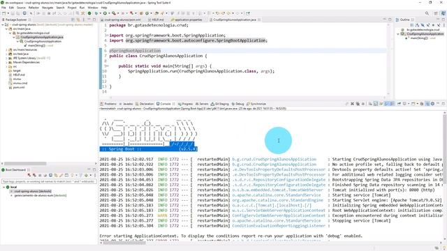 Definindo Conexão com Banco de Dados no Spring e Inicializando Aplicações: | Parte 2 смотреть онлайн