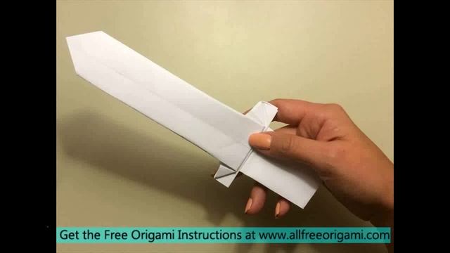 origami sword easy смотреть онлайн