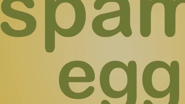 kinetic type WIP - monty python spam skit смотреть онлайн