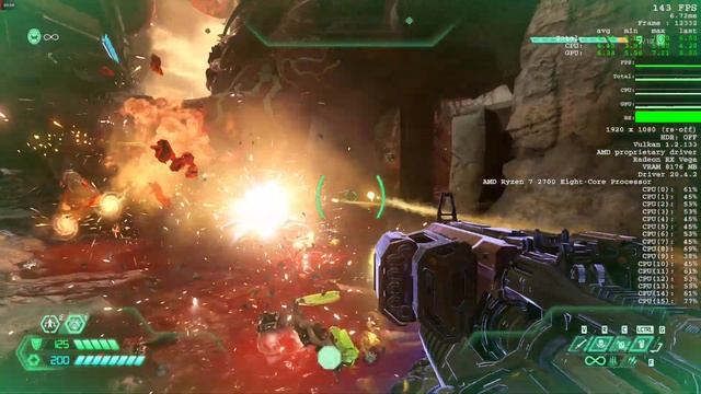 DOOM Eternal - Super Gore Nest - test run with cheats смотреть онлайн
