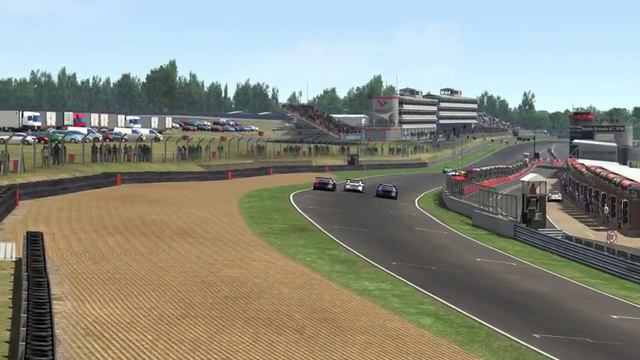 GSG Audi TT RS (VLN) Cup @ Brands Hatch - nice three fight moment - Assetto Corsa смотреть онлайн