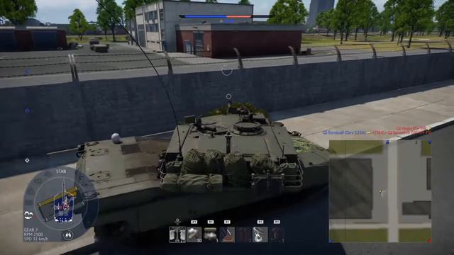 War Thunder Top Tier M1A1 Cargo Port 5 kill смотреть онлайн