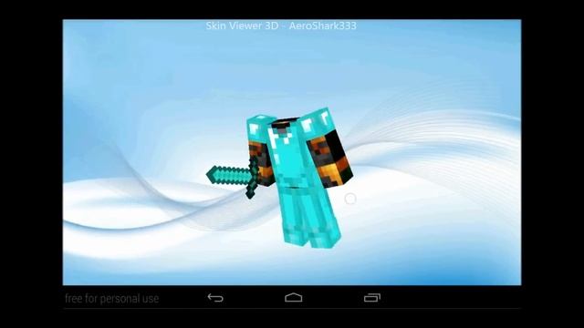 [Android] Skin Viewer 3D application for Minecraft and Minebuilder! смотреть онлайн