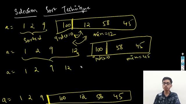 Selection Sort Algorithm Explanation with Python Code | Data Structures and Algorithms Series смотреть онлайн