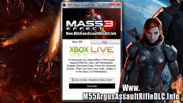 Download Mass Effect 3 M55 Argus Assault Rifle DLC Code Free смотреть онлайн