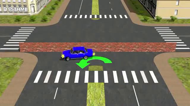 Правила разворота на перекрестке с двумя пересечениями проезжих частей cut смотреть онлайн