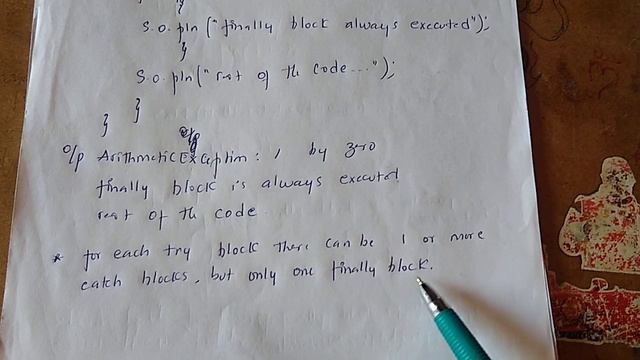 Finally and throw in exception handling смотреть онлайн