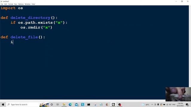 Python Delete Files Directories - Beginners Coding Tutorial 2022 смотреть онлайн