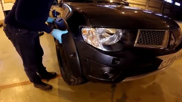 Установка силовых расширителей Lapter на MITSUBISHI L200 Тюнинг внедорожников HIGH смотреть онлайн