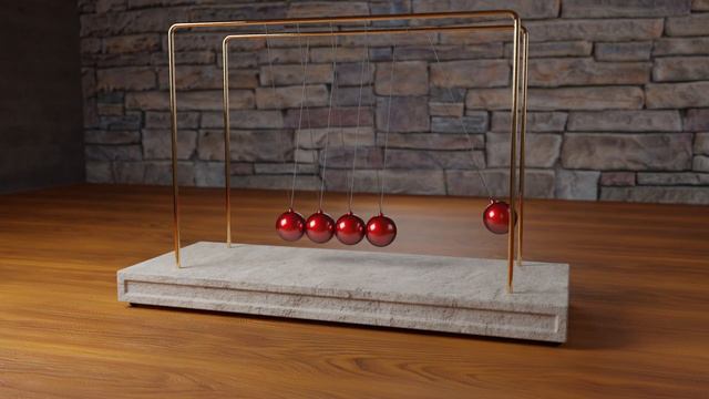 Virtual Newton's Cradle - Ticking sound only смотреть онлайн