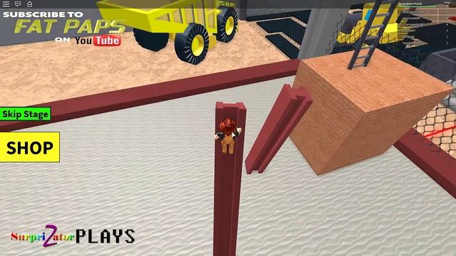 РОБЛОКС ПОБЕГ СО СТРОЙКИ от Fat Paps - Наш Босс Сошёл С Ума - ROBLOX ПО РУССКИ смотреть онлайн