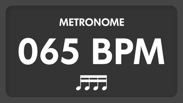 65 BPM - Metronome - 16th Notes смотреть онлайн