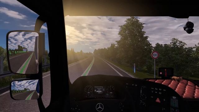 Euro Truck Simulator 2 - #373 - Mercedes Actros MP3 Reworked v1.6 [The Dutch Map 1.4] смотреть онлайн