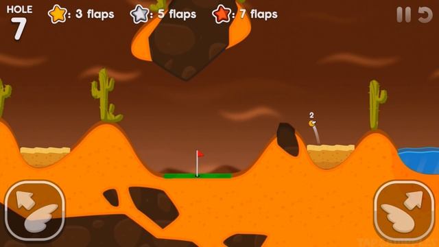 Flappy Golf 2 - Gameplay Walkthrough Part 1 - Courses 1-3 (iOS, Android) смотреть онлайн