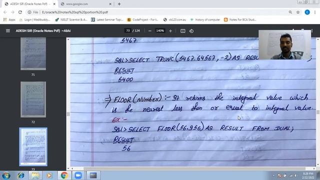 ORACLE -Function of Oracle | scalar function. смотреть онлайн