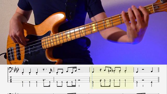 【Bass Tab】【#13】Another One Bites The Dust: Queen【Bass Cover】【4strings】【BassTab】【タブ譜】【Transcription】