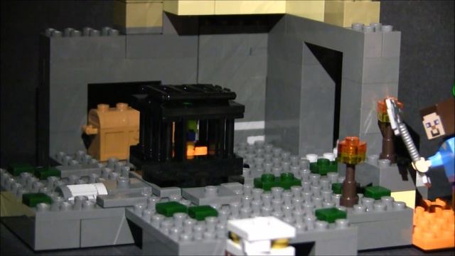 Майнкрафт Мультик Minecraft Зомби Апокалипсис Lego 21119 Майнкрафт и Зомби. Лего Майнкрафт смотреть онлайн