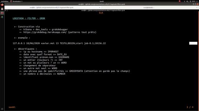 ELK - 31. LOGSTASH : LE FILTRE GROK (PRINCIPES ET UTILISATION) смотреть онлайн